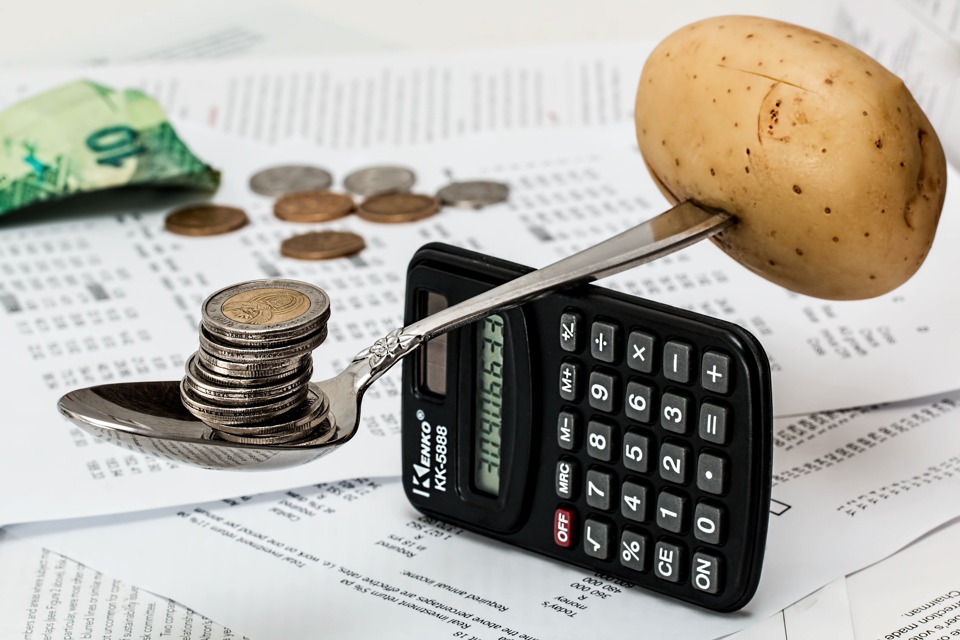 mince-kalkulačka-rozpočet-peniaze-jedlo-zemiak-lyžica-1015125_1920-freepixabay