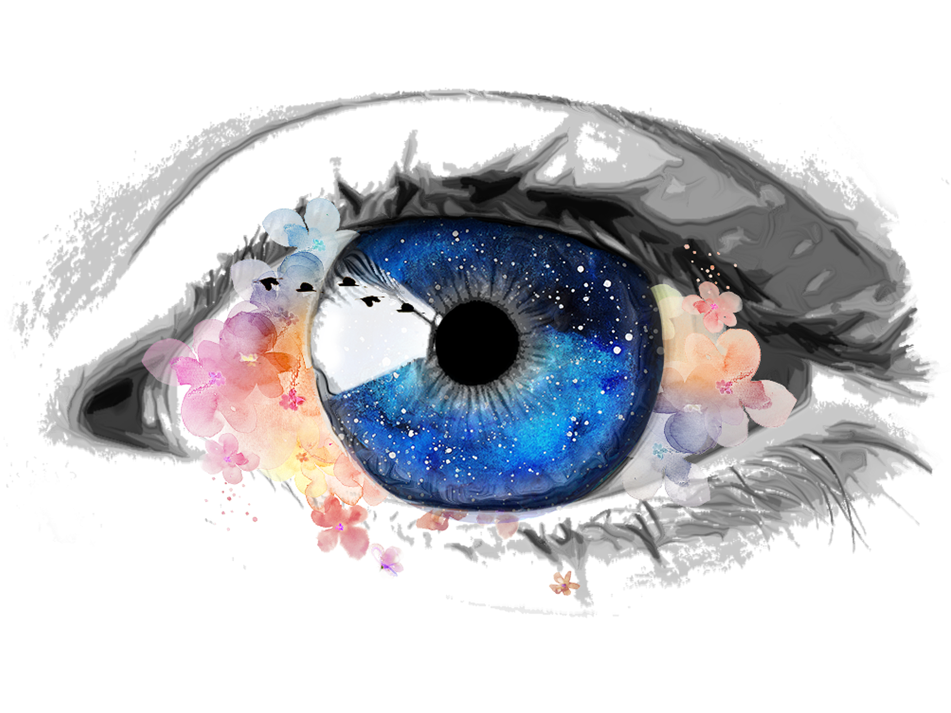 oko-kreatívne-galaxie-koláž-kvety-eye-4997724_1920-freepixabay
