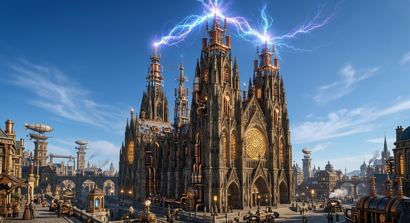 Voľná energia katedrála chrám