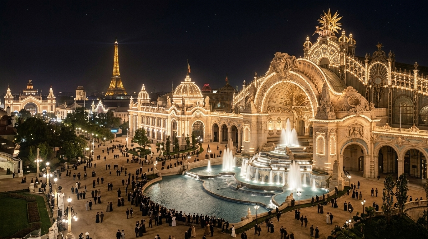 Palace of Electricity, 1900 Exposition Universelle in Paris
