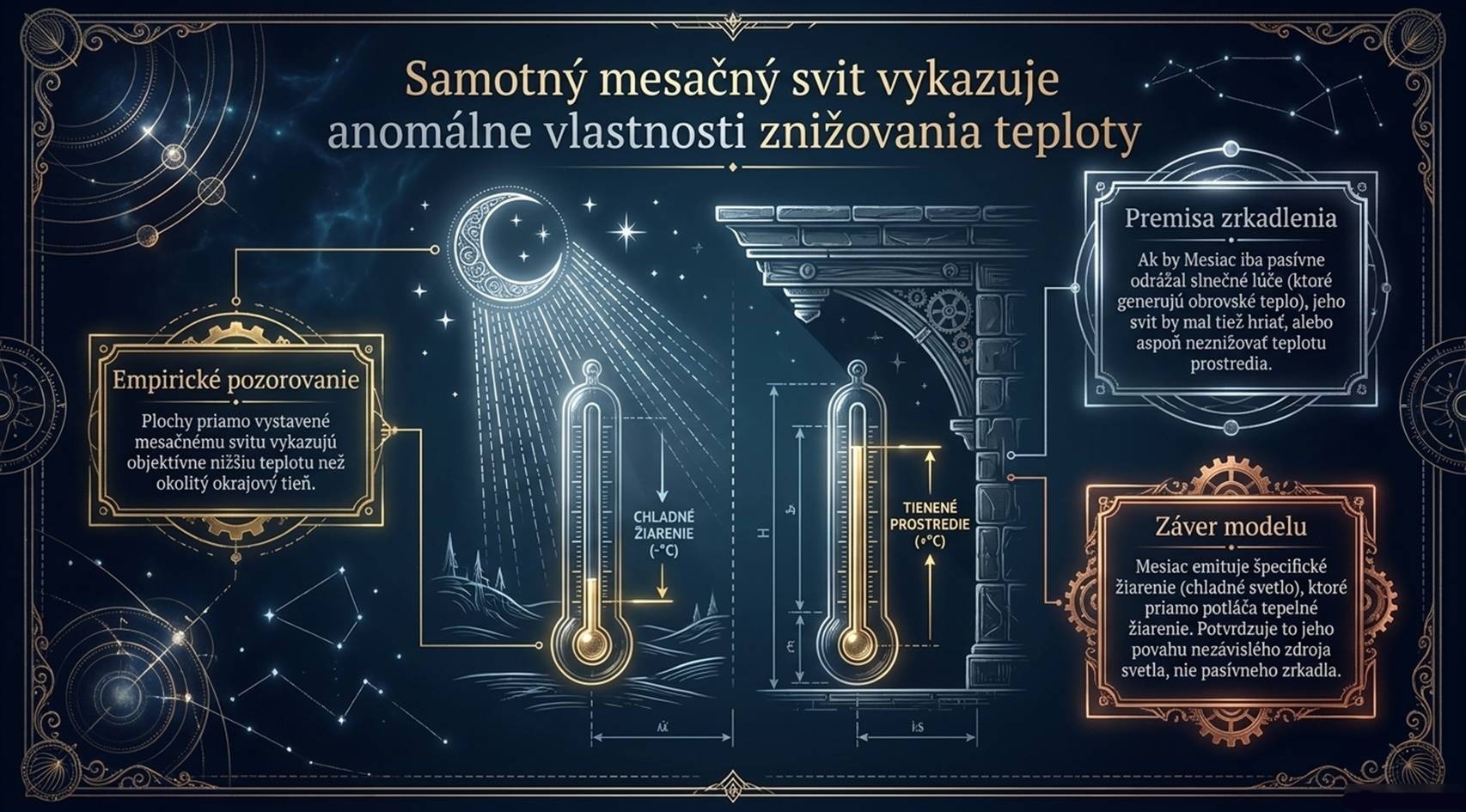 Zatmenia kozmologickým pohľadom Mesiac 