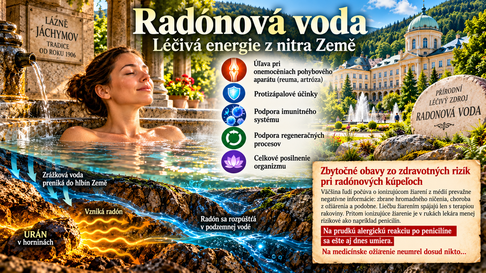 Radónová voda v Jáchymove